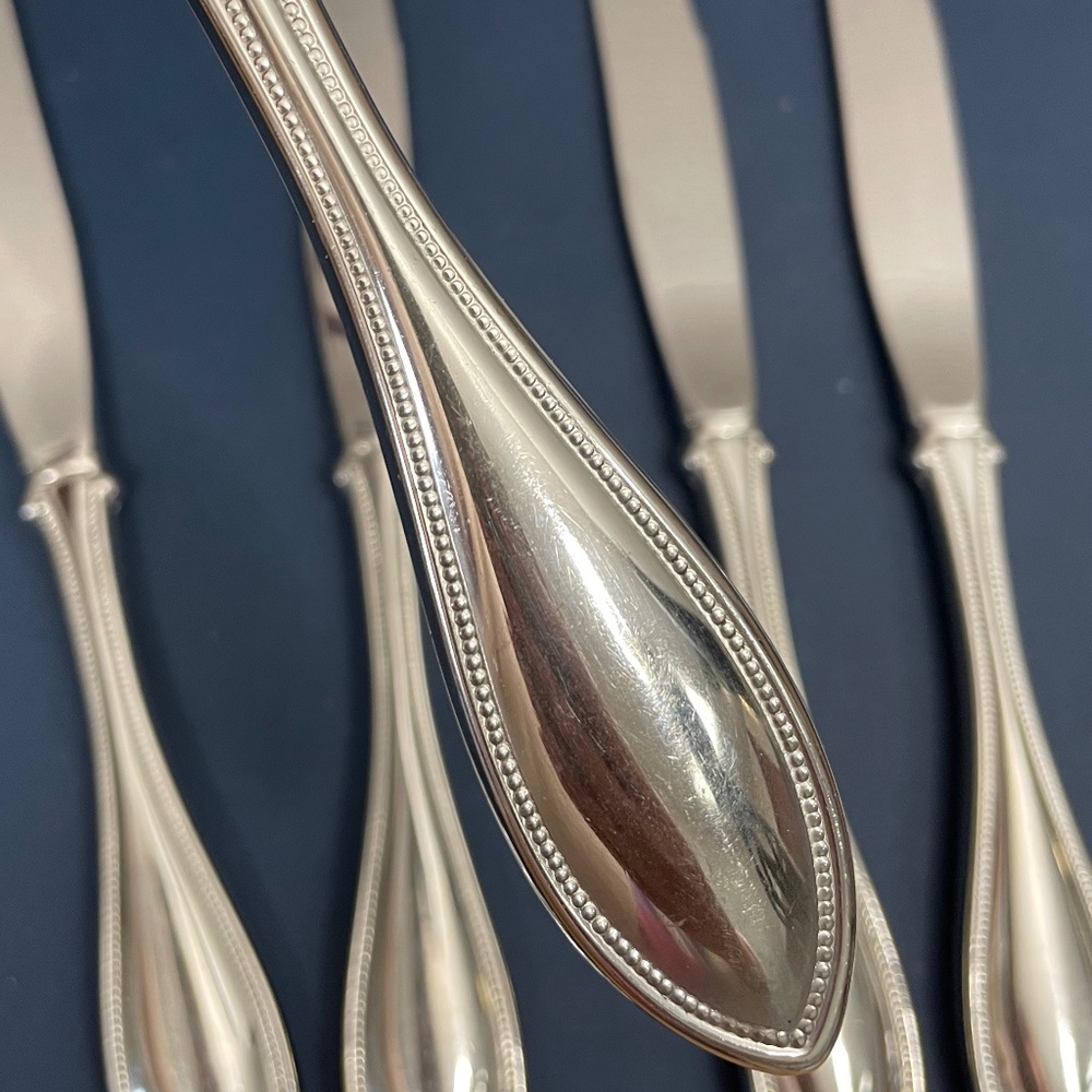 Oneida Arbor American Harmony Set of 5 Dinner Knives Stainless Flatware USA